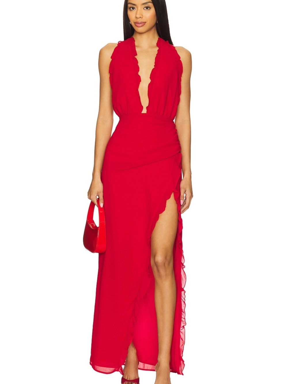 More to Come Estrella Maxi Dress in Red